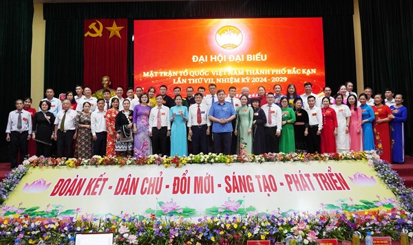Bắc Kạn: Đại hội MTTQ Việt Nam TP. Bắc Kạn lần thứ VII, nhiệm kỳ 2024 – 2029