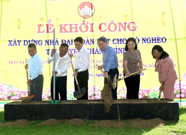 Khánh Hòa: Khởi công xây dựng 100 căn nhà Đại đoàn kết cho hộ nghèo tại huyện Khánh Vĩnh