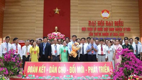 Quảng Ngãi: Đại hội đại biểu MTTQ Việt Nam Nam huyện Lý Sơn lần thứ VII