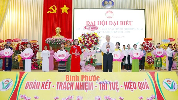 Bình Phước: Đại hội đại biểu MTTQVN thành phố Đồng Xoài lần thứ VI