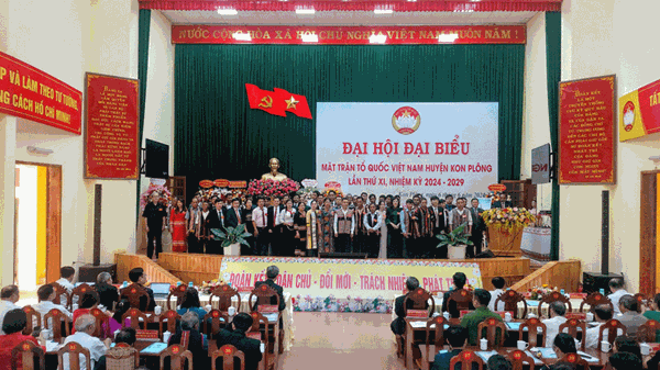 Kon Tum: Hoàn thành Đại hội đại biểu Mặt trận Tổ quốc Việt Nam cấp huyện nhiệm kỳ 2019-2024 