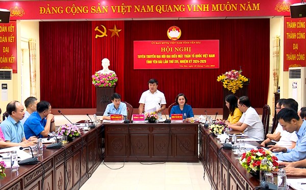 Đại hội đại biểu Mặt trận Tổ quốc Việt Nam tỉnh Yên Bái lần thứ XVI sẽ diễn ra ngày 23 và 24/7