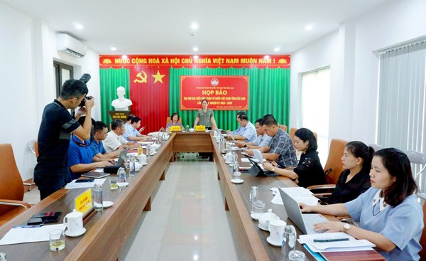 Họp báo về Đại hội đại biểu Mặt trận Tổ quốc Việt Nam tỉnh Bắc Kạn lần thứ VII