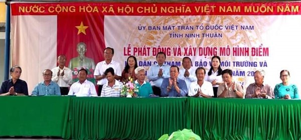 Ninh Thuận: Xây dựng mô hình điểm ‘Khu dân cư tham gia bảo vệ môi trường và thích ứng với biến đổi khí hậu’ năm 2024