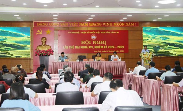 Hội nghị lần thứ 2 Ủy ban MTTQ Việt Nam tỉnh Lào Cai khóa XVI