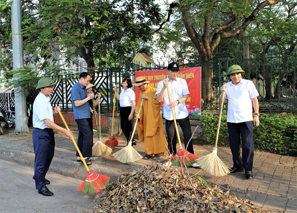 Hưng Yên phát động toàn dân tham gia tổng vệ sinh khắc phục hậu quả cơn bão số 3