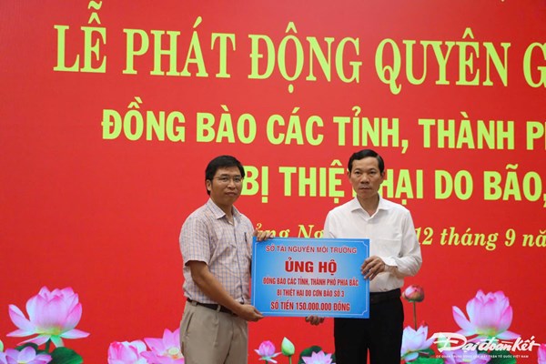 Quảng Ngãi: Công khai danh sách ủng hộ đồng bào bị thiệt hại do cơn bão số 3