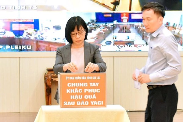 Gia Lai: Tiếp nhận hơn 20,3 tỷ đồng ủng hộ đồng bào bị thiệt hại do bão số 3 gây ra