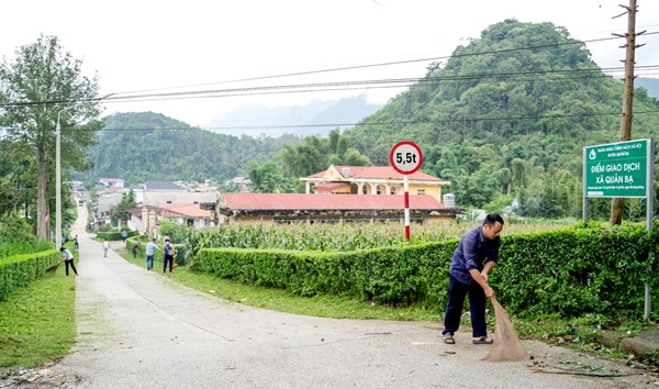 Quản Bạ nỗ lực thực hiện tiêu chí môi trường