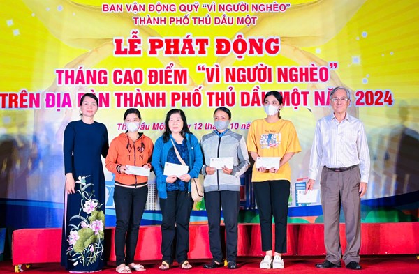 Bình Dương: Nhiều hoạt động thiết thực trong Tháng cao điểm Vì người nghèo