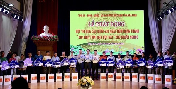 Hòa Bình nỗ lực xóa nhà tạm, nhà dột nát cho hộ nghèo