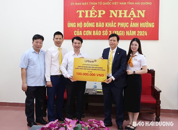 Hải Dương tiếp nhận gần 53 tỷ đồng vào Quỹ Cứu trợ tỉnh