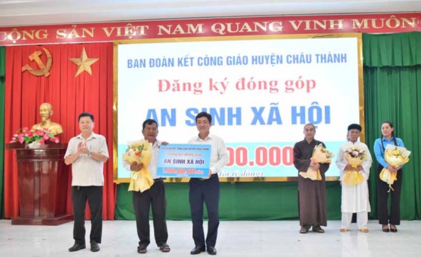 Châu Thành (Bến Tre): Phát huy hiệu quả tháng cao điểm “Vì người nghèo”