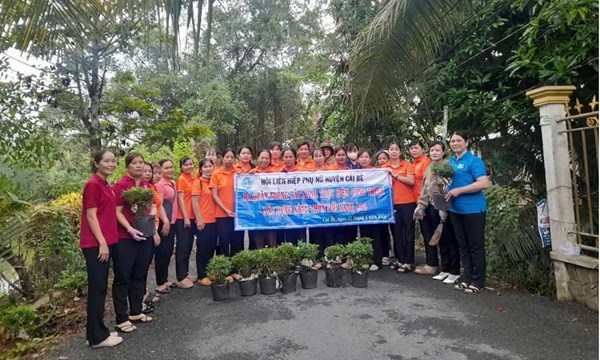 Huyện Cái Bè: Phát huy vai trò của Mặt trận Tổ quốc và các đoàn thể trong xây dựng nông thôn mới