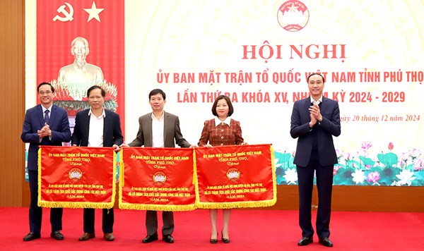 Hội nghị Ủy ban MTTQ tỉnh Phú Thọ lần thứ Ba - khóa XV, nhiệm kỳ 2024- 2029 