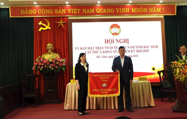 Hội nghị Ủy ban MTTQ tỉnh Bắc Ninh lần thứ 2, khóa XIV, nhiệm kỳ 2024-2029