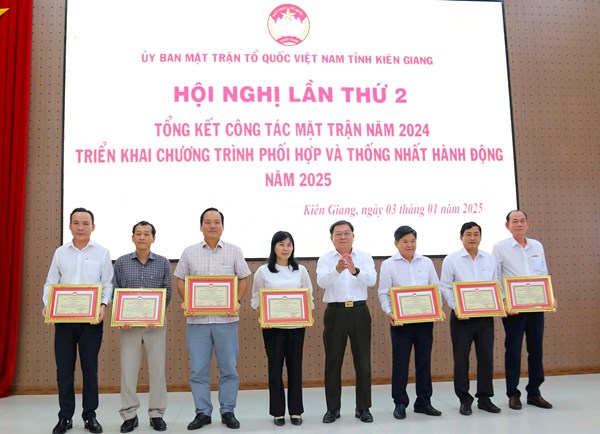 Hội nghị lần thứ hai Uỷ ban MTTQ Việt Nam tỉnh Kiên Giang khóa XI