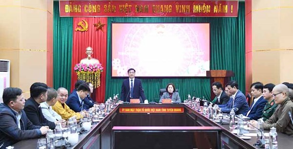 Tuyên Quang: Gặp mặt chức sắc, chức việc các tôn giáo nhân dịp Tết Nguyên đán Ất Tỵ 2025