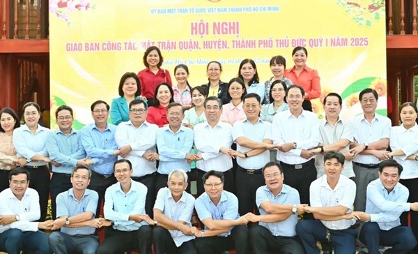 TP Hồ Chí Minh: Lấy khu phố, ấp làm địa bàn trọng điểm triển khai nhiệm vụ công tác Mặt trận