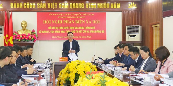 Hải Phòng: Phản biện xã hội về quản lý, vận hành, bảo trì kết cấu hạ tầng đường bộ