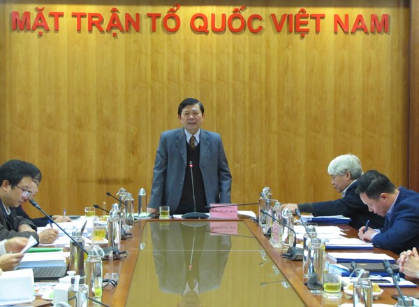 Nâng cao chất lượng của UBTƯ MTTQ Việt Nam trong xây dựng pháp luật