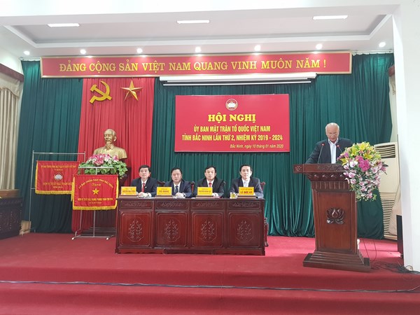 Hội nghị Uỷ ban MTTQ Việt Nam tỉnh Bắc Ninh lần thứ II, nhiệm kỳ 2019 - 2024