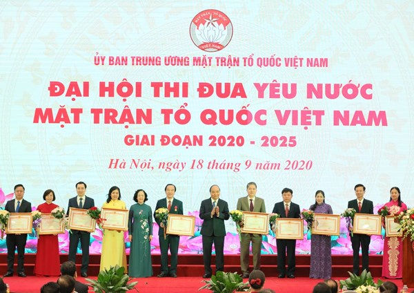 Đại hội Thi đua yêu nước MTTQ Việt Nam giai đoạn 2020-2025: Biểu dương 180 điển hình tiên tiến trong triển khai các phong trào thi đua