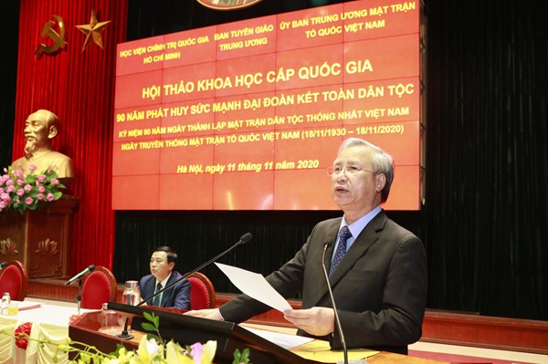 MTTQ Việt Nam tiếp tục khơi dậy khát vọng phát triển đất nước