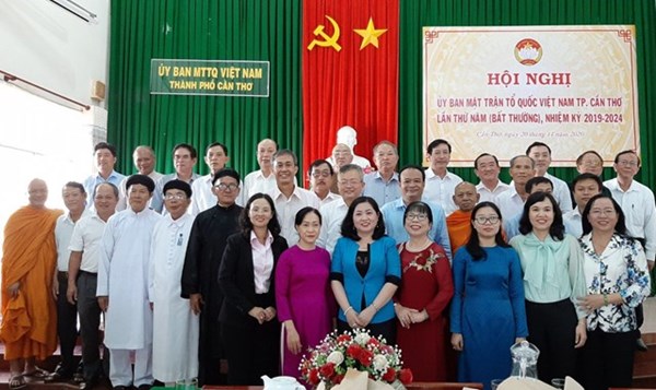 Ông Nguyễn Trung Nhân giữ chức Chủ tịch Mặt trận TP Cần Thơ