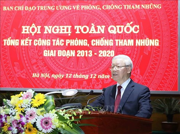 Tổng Bí thư, Chủ tịch nước Nguyễn Phú Trọng: Xây dựng cơ chế phòng ngừa chặt chẽ để không thể, không dám và không cần tham nhũng