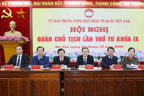 Khai mạc Hội nghị Đoàn Chủ tịch Ủy ban Trung ương MTTQ Việt Nam lần thứ tư, khóa IX