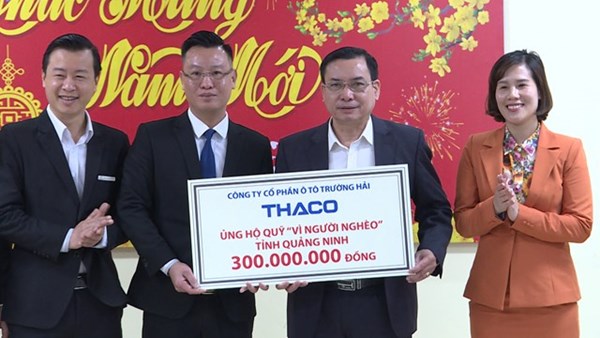 Quảng Ninh: MTTQ tỉnh tiếp nhận 300 triệu đồng hỗ trợ người nghèo dịp Tết 
