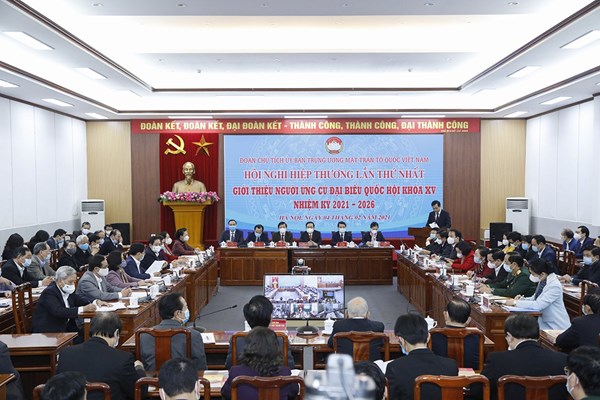 Đoàn Chủ tịch UBTƯ MTTQ Việt Nam tổ chức Hội nghị Hiệp thương lần thứ nhất