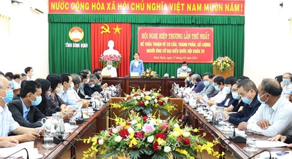 Bình Định: Hiệp thương lần thứ nhất ứng cử ĐBQH, đại biểu HĐND tỉnh