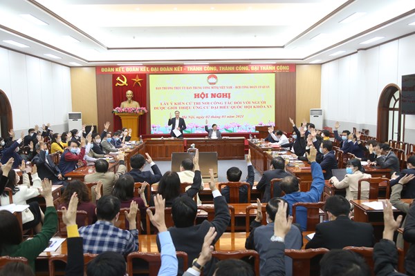 Cơ quan UBTƯ MTTQ Việt Nam giới thiệu ông Trần Thanh Mẫn và ông Hầu A Lềnh ứng cử Đại biểu Quốc hội khóa XV