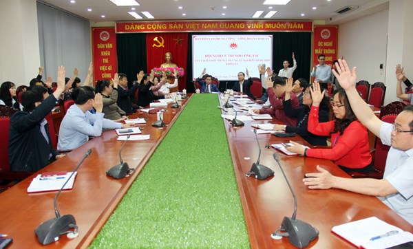 Trưởng Ban Dân vận Trung ương Trương Thị Mai được giới thiệu ứng cử đại biểu Quốc hội khóa XV