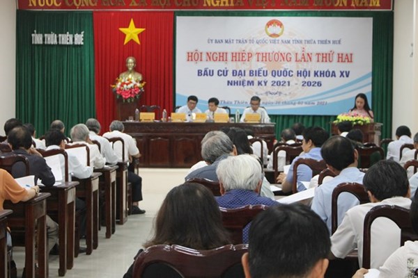 MTTQ tỉnh Thừa Thiên - Huế tổ chức Hội nghị hiệp thương lần thứ hai