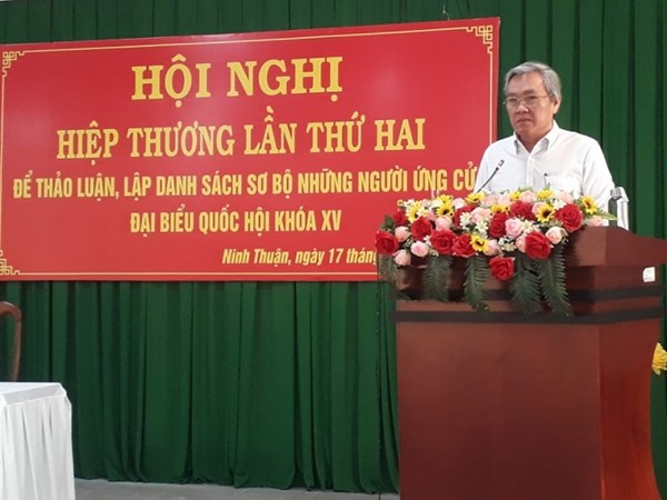 Ninh Thuận có 3 người dân tộc thiểu số ứng cử Đại biểu Quốc hội