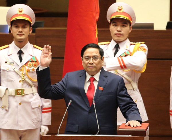 Thủ tướng Chính phủ Phạm Minh Chính tuyên thệ nhậm chức