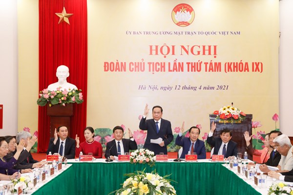 Hội nghị lần thứ tám Đoàn Chủ tịch UBTƯ MTTQ Việt Nam: Tập trung thảo luận về công tác nhân sự