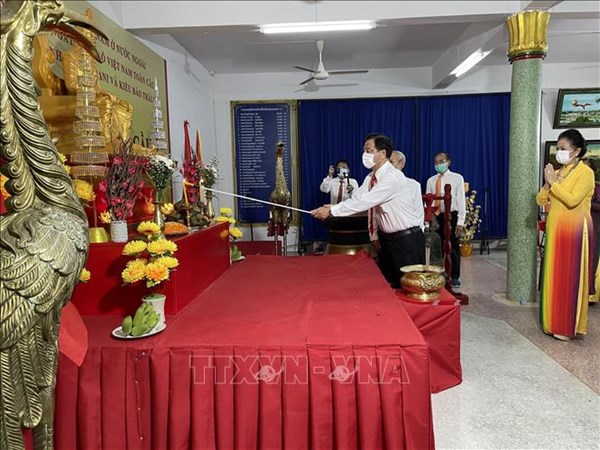 Trang trọng Lễ Giỗ tổ Hùng Vương tại Udon Thani, Thái Lan 