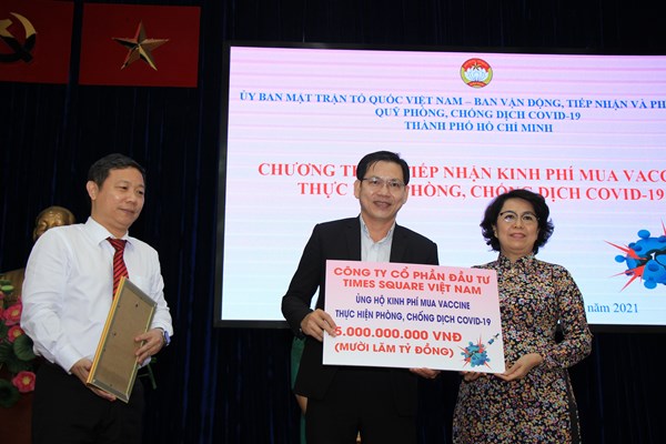 Ủy ban MTTQ Việt Nam TP.HCM: Phát động ủng hộ kinh phí mua Vaccine thực hiện công tác phòng, chống dịch COVID-19