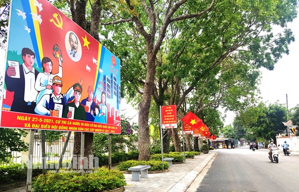 MTTQ tỉnh Ninh Bình: Đẩy mạnh tuyên truyền về bầu cử gắn với phòng chống dịch COVID-19