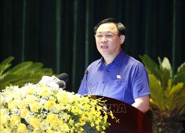 Chủ tịch Quốc hội Vương Đình Huệ vận động bầu cử tại TP Hải Phòng: Toàn tâm, toàn ý thực hiện lời hứa với cử tri  