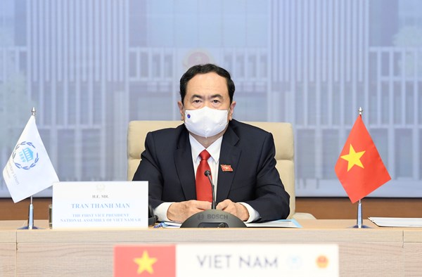Phó Chủ tịch Thường trực Quốc hội Trần Thanh Mẫn dự phiên họp Hội đồng điều hành IPU  