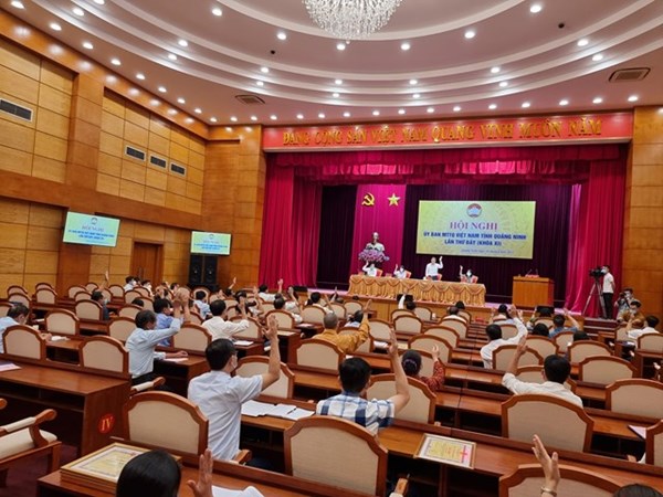 Hội nghị Ủy ban MTTQ Việt Nam tỉnh Quảng Ninh lần thứ 7 (Khóa XI) 
