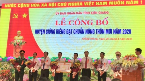 Huyện nhiều xã nhất tỉnh Kiên Giang tiến lên nông thôn mới 