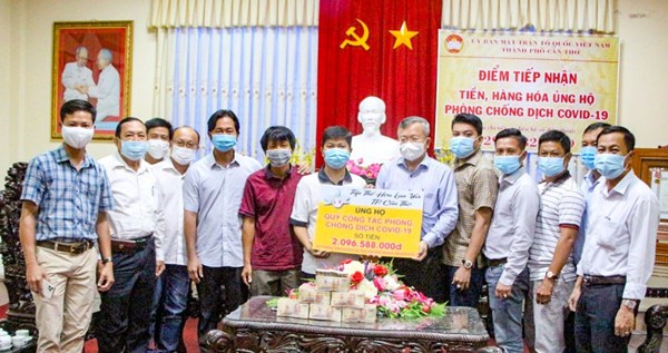 MTTQ Việt Nam thành phố Cần Thơ tuyên truyền, vận động nhân dân cùng chung sức đẩy lùi dịch bệnh