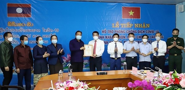Tỉnh Khăm Muộn - Lào chung tay hỗ trợ Hà Tĩnh phòng, chống dịch 