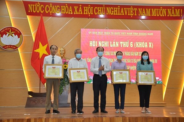 Quảng Nam: Mặt trận tiếp tục vận động nhân dân đoàn kết, hăng hái thi đua hoàn thành tốt nhiệm vụ năm 2021 
